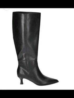 NWT Madden NYC Womens Knee-High Boots Black Paris Size 7 Kitren Heel Christmas